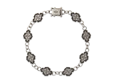 APHRODITEGANG GAKKIN x BUDSPOOL Bracelet "Silver"
