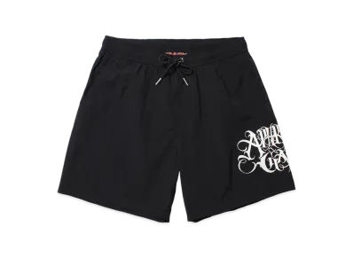 APHRODITEGANG Classic Logo Side Print Nylon Shorts "Black"