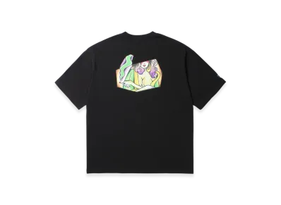 APHRODETEGANG x BUDSPOOL x UE THE PARLOUR Smoke Girl S/S Tee "Black"