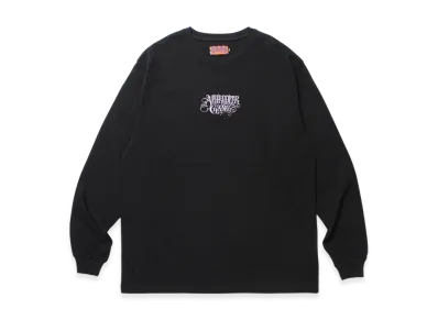 APHRODITEGANG Classic Logo Embroidery L/S Tee "Black/Purple"