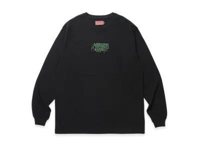 APHRODITEGANG Classic Logo Embroidery L/S Tee "Black/Green"