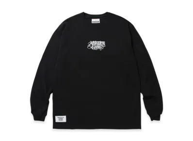 APHRODITEGANG Classic Logo Embroidery L/S Tee "Black/White"