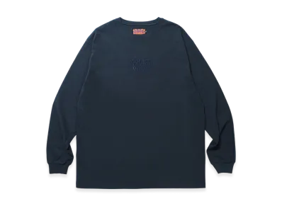 APHRODITEGANG Classic Logo Embroidery L/S Tee "Navy/Navy"