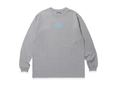 APHRODITEGANG Classic Logo Embroidery L/S Tee "Gray/Blue"