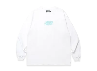 APHRODITEGANG Classic Logo Embroidery L/S Tee "White/Blue"