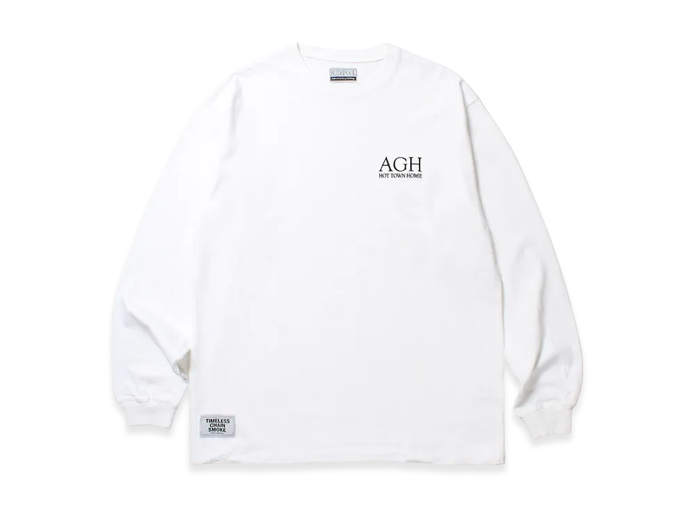 APHRODITEGANG AGH Hot Town Homie Embroidery L/S Tee "White"