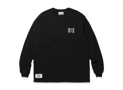 APHRODITEGANG Budspool Logo Embroidery L/S Tee "Black"