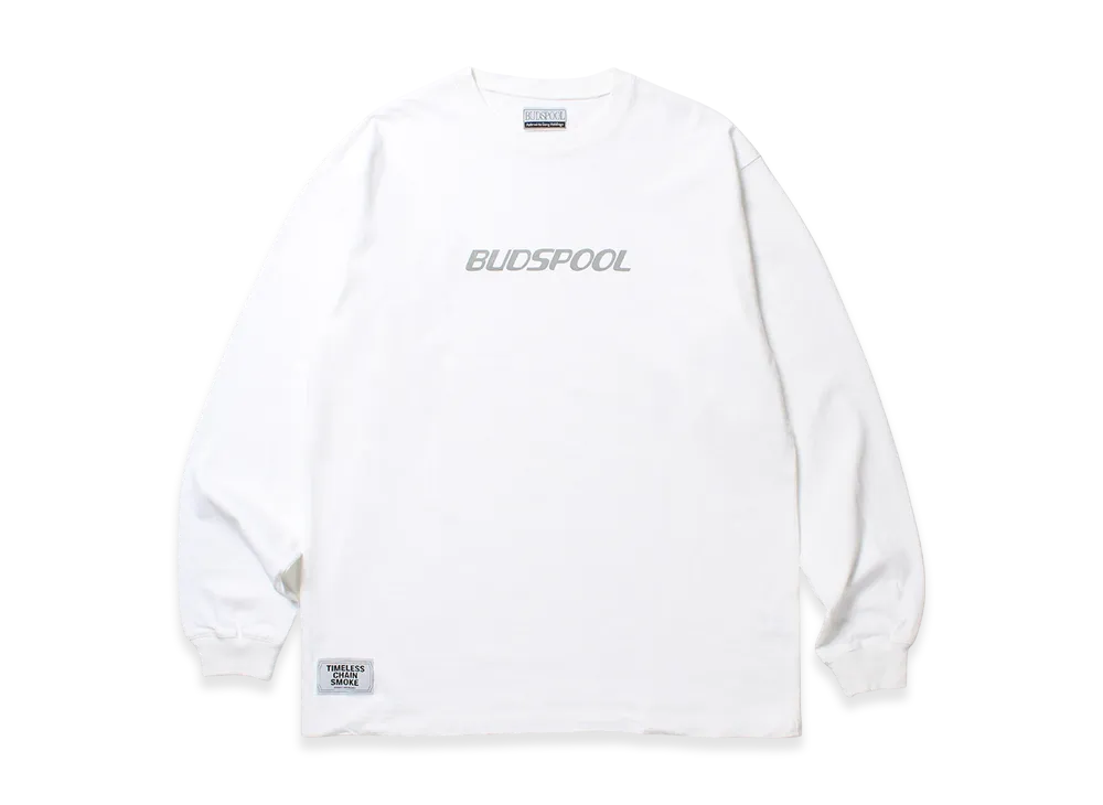 APHRODITEGANG Reflector Budspool L/S Tee "White"