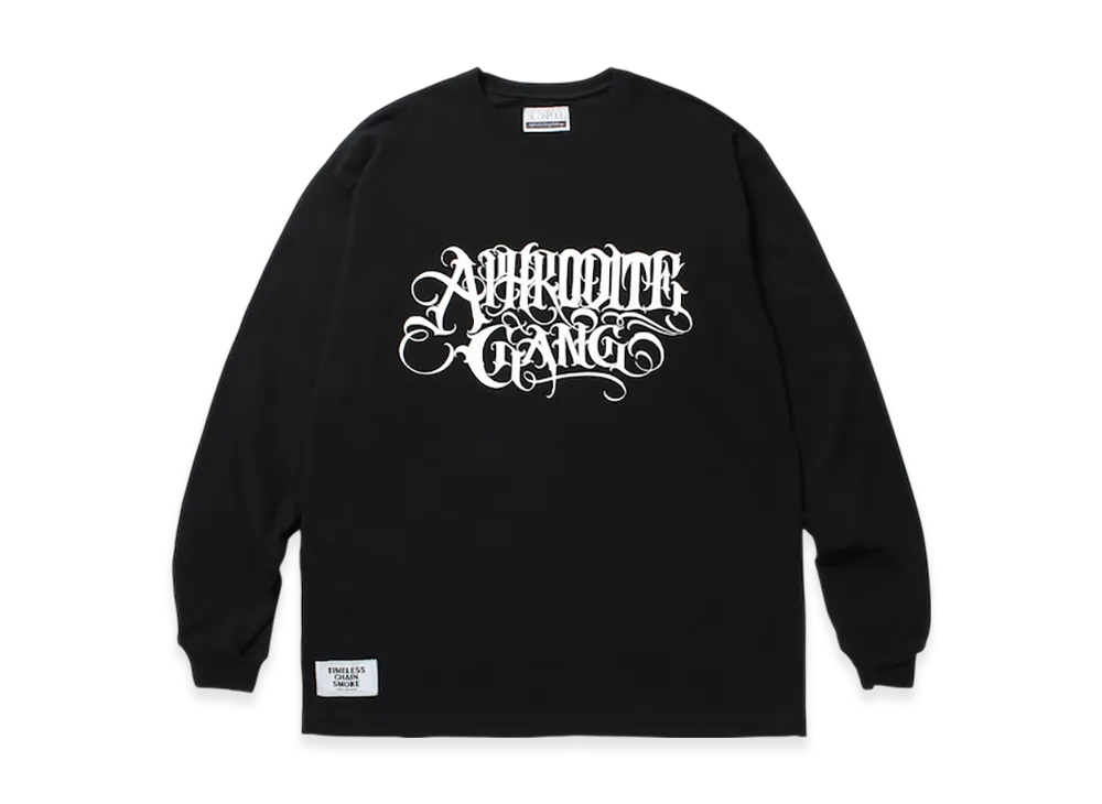 APHRODITEGANG Classic Logo Print L/S Tee "Black"
