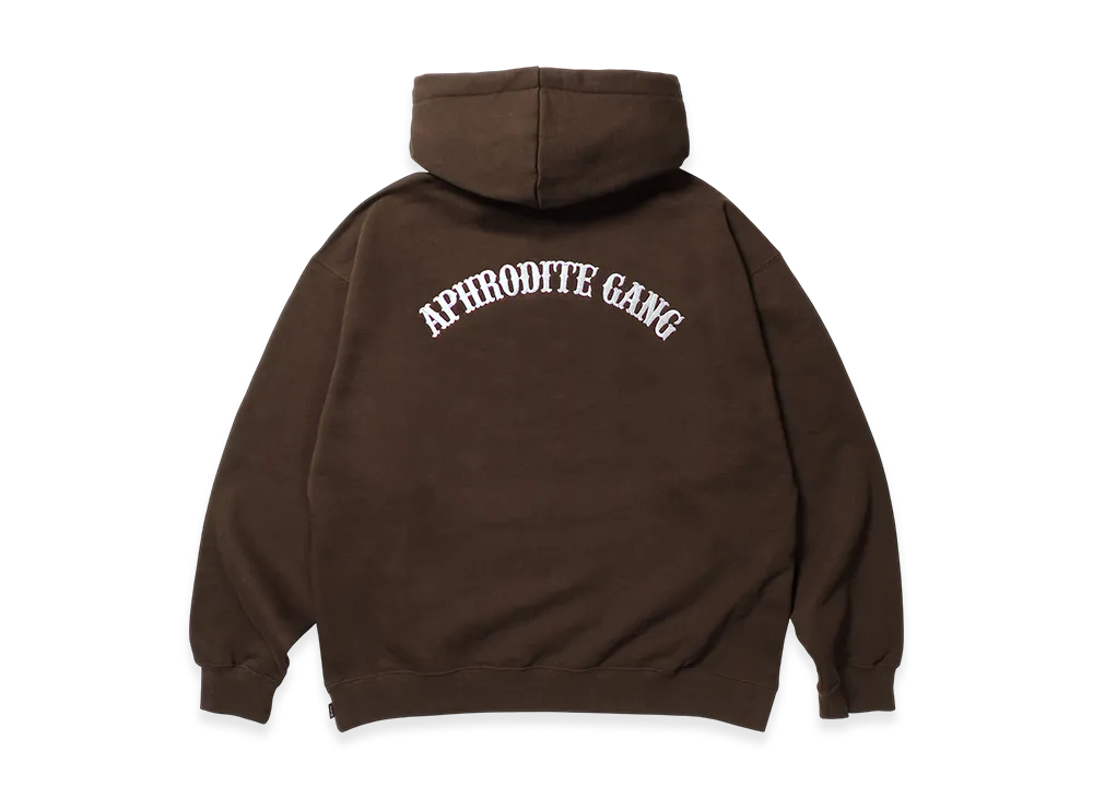 アフロディーテギャング アーチロゴ フーデッド スウェットシャツ "ブラウン"