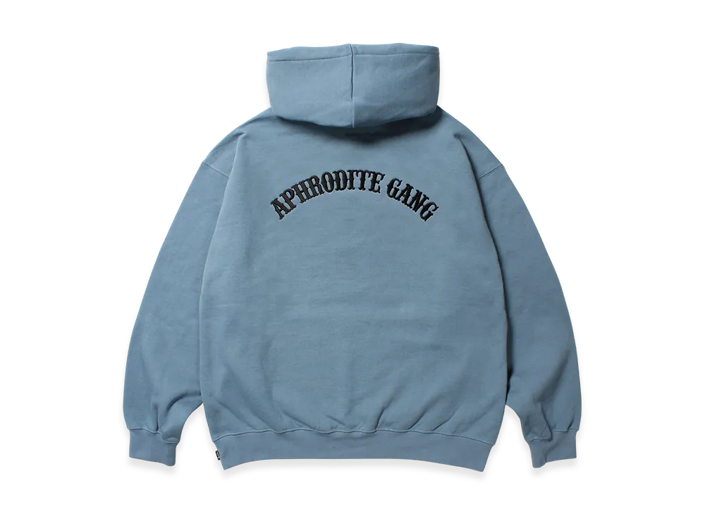APHRODITEGANG Arch Logo Hooded Sweat Shirt "Blue Gray"