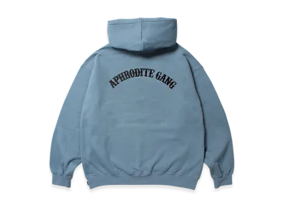 APHRODITEGANG Arch Logo Hooded Sweat Shirt "Blue Gray"
