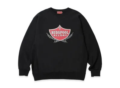 APHRODITEGANG x Budspool Allday Crew Neck Sweat Shirt "Black"