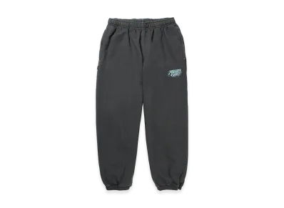 APHRODITEGANG Classic Logo Embroidery Garment Dye Sweat Pants "Black/Blue"