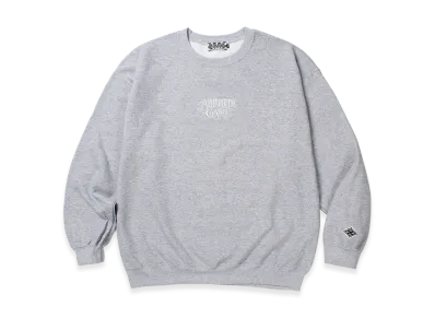 APHRODITEGANG Classic Logo Embroidery Sweat Shirt "Gray/Silver"