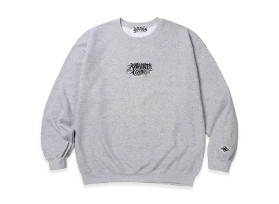 APHRODITEGANG Classic Logo Embroidery Sweat Shirt "Gray/Black"