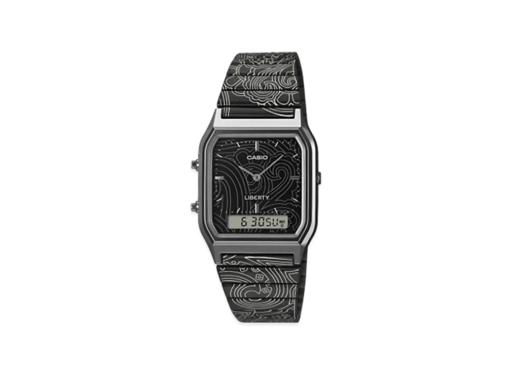 Casio Classic x LIBERTY AQ-230EBLT-1AJR "Charcoal"
