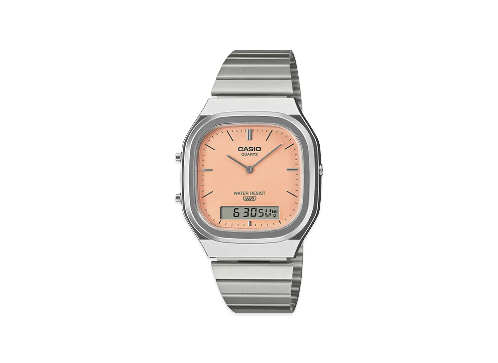 Casio Classic AQ-240E-4AJF "Silver/Pink"