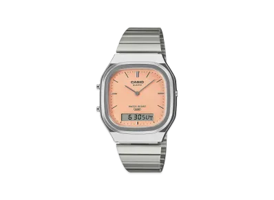 Casio Classic AQ-240E-4AJF "Silver/Pink"