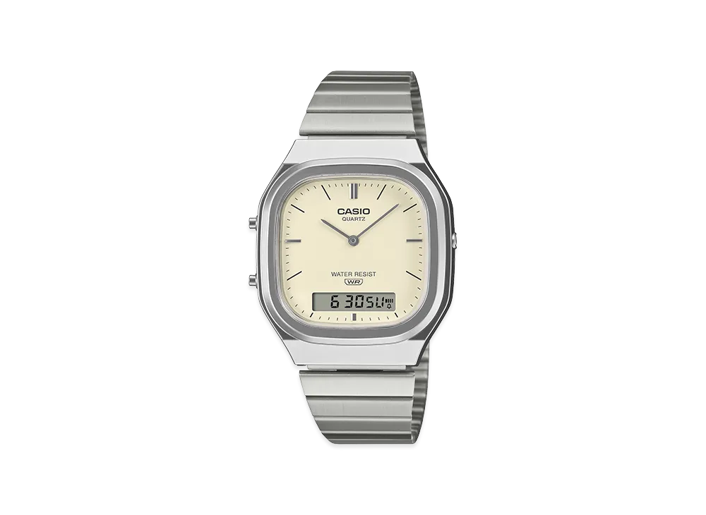 Casio Classic AQ-240E-7A2JF "Silver/White"