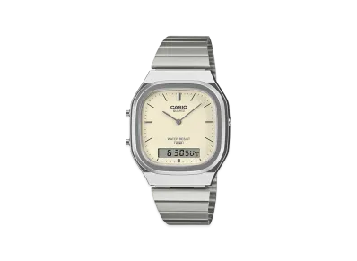 Casio Classic AQ-240E-7A2JF "Silver/White"