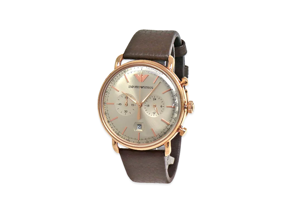 EMPORIO ARMANI Aviator Watch "Silver"
