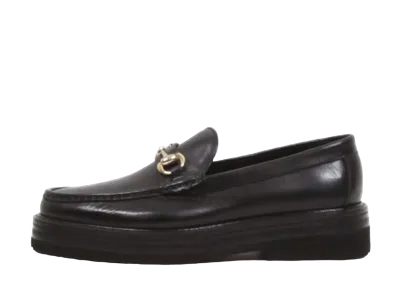ANGELO RUFFO Bit Loafer "Black/Aniline"