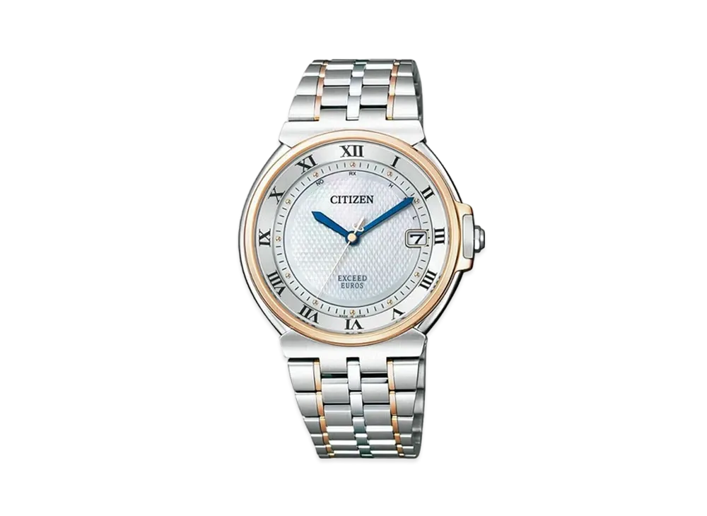 CITIZEN Exceed Eco-Drive Radio 35th Anniversary Limited "White" AS7074-57A