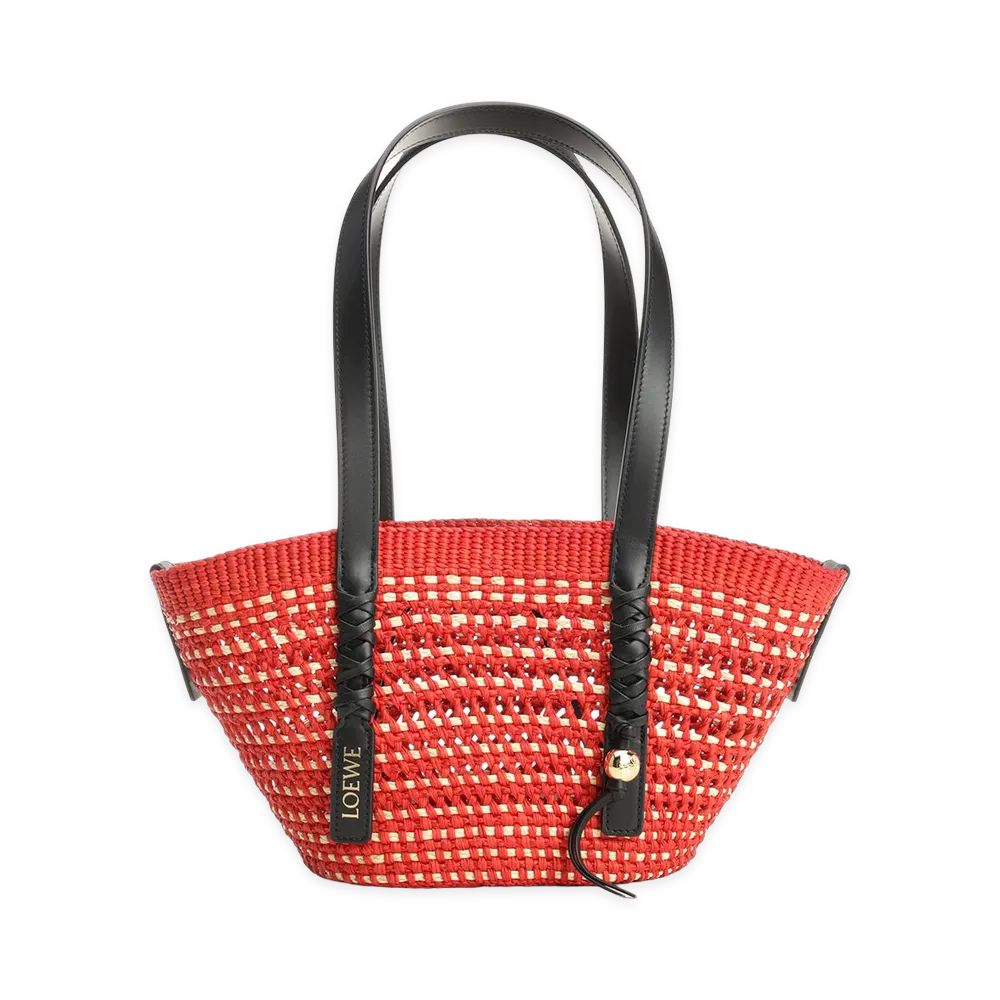 LOEWE Women's Small Braid Bag "Red"