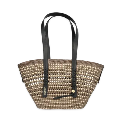 LOEWE Women's The Braid Basket Bag "Brown"
