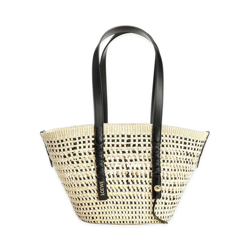 LOEWE Women's Medium Braid Basket Bag "Beige"