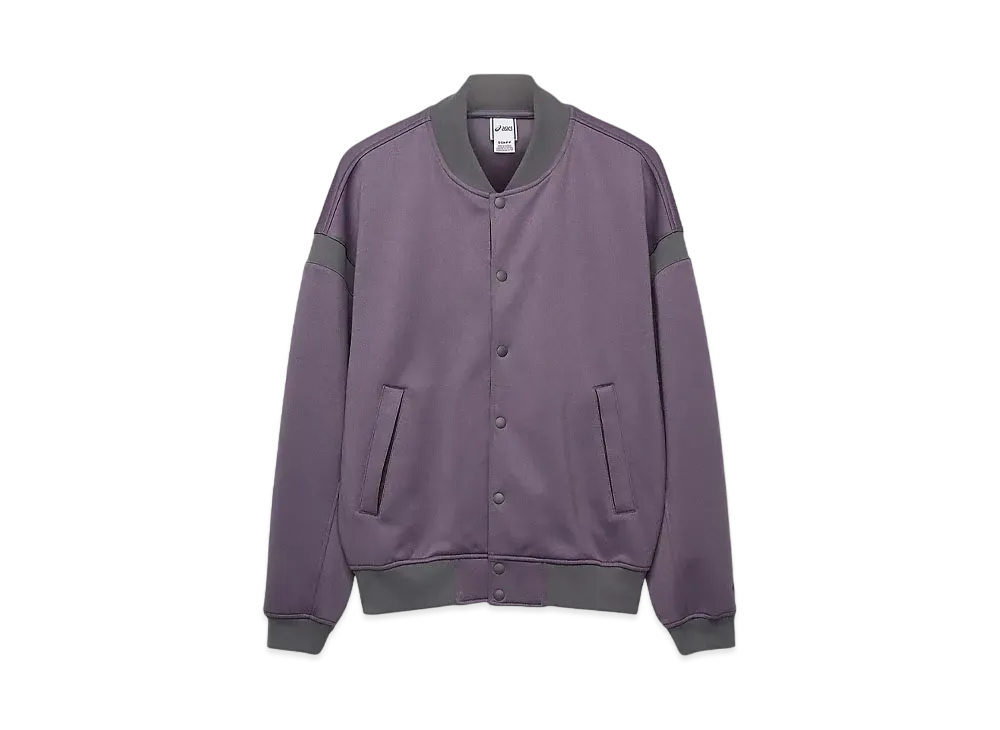 Asics Knit Varsity Jacket "Lavender Grey"