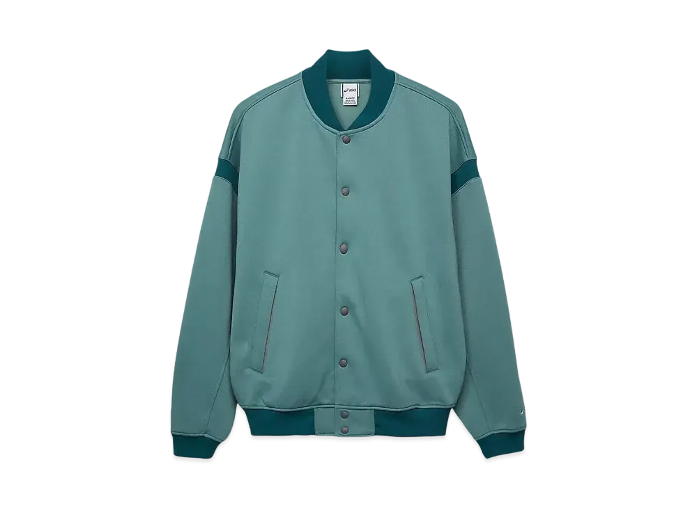 Asics Knit Varsity Jacket "Celadon"