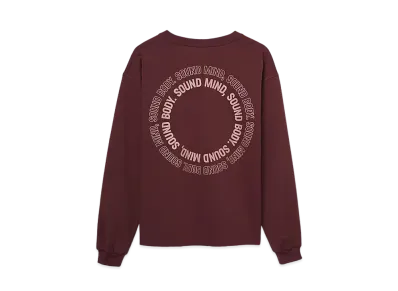 Asics Graphic Ls Tee "Dark Cherry"