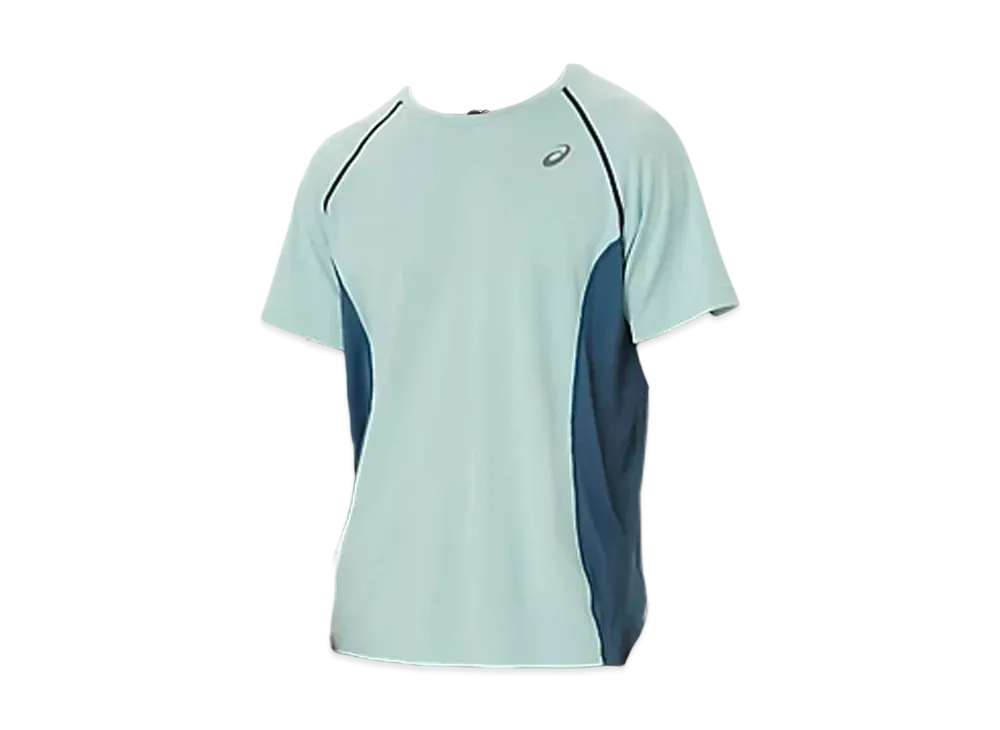 Asics Actibreeze Panel Jacquard Short Sleeve Shirt "Right Celadon"
