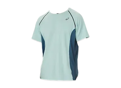 Asics Actibreeze Panel Jacquard Short Sleeve Shirt "Right Celadon"