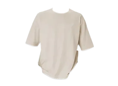 Asics Relaxed Fit Short Sleeve Shirt "Oatmeal"