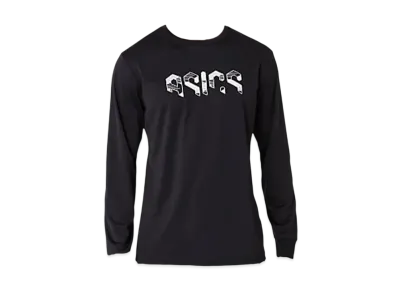 Asics Hex Graphic Dry Long Sleeve Shirt "Performance Black/Brilliant White"