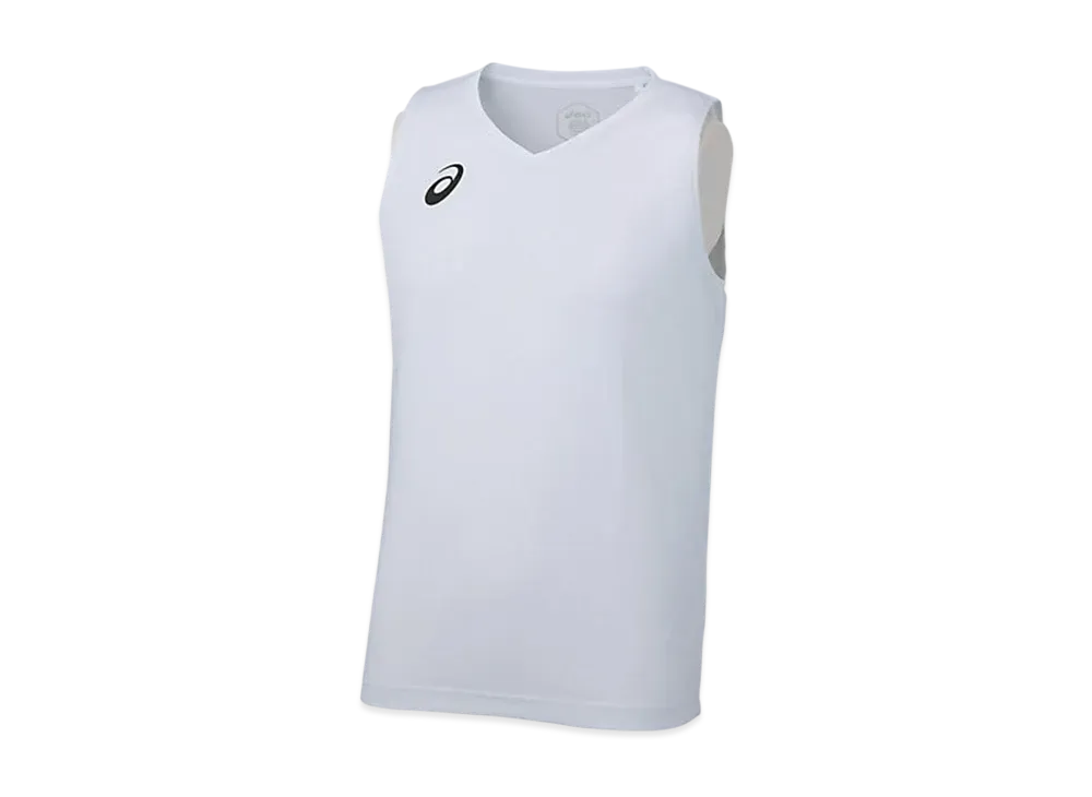 Asics Dry Sleeveless Shirt (Recycled Material) "White"