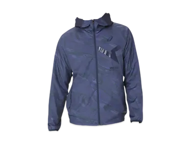 Asics A-I-M Graphic Back Tricot Windbreaker Hoodie "Midnight"