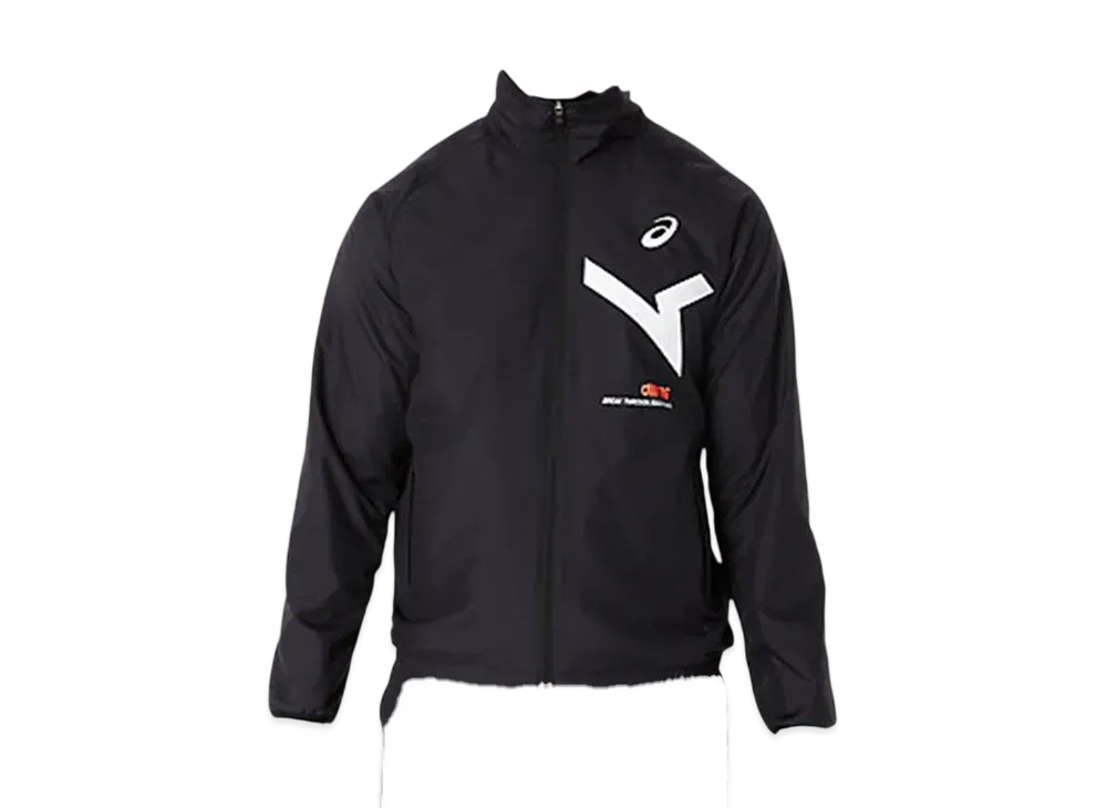Asics A-I-M Tricot Windbreaker Jacket "Performance Black/Brilliant White"