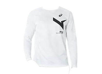 Asics Aim-Trg Dry Graphic Long Sleeve Shirt "Brilliant White"