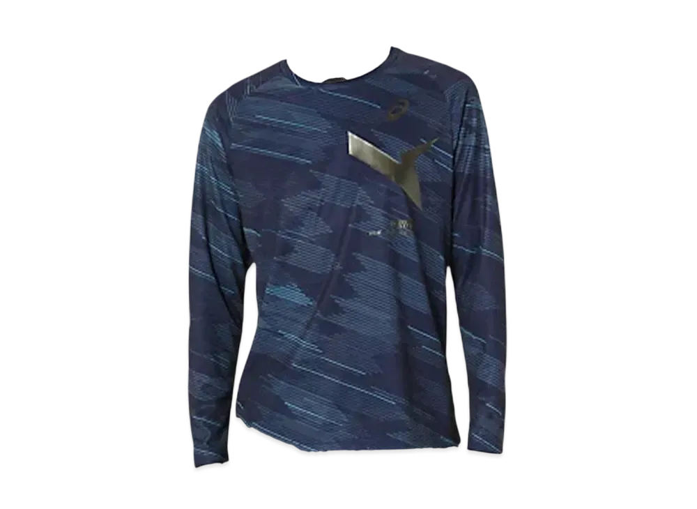Asics Aim-Trg Dry Graphic Long Sleeve Shirt "Midnight"