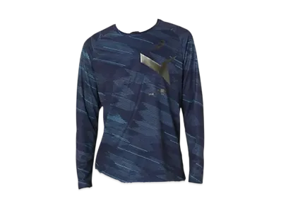 Asics Aim-Trg Dry Graphic Long Sleeve Shirt "Midnight"