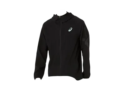 Asics Aim-Trg Stretch Woven Hoodie "Performance Black"