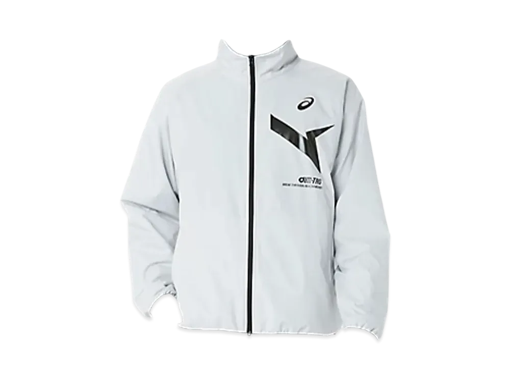 Asics Aim-Trg Reversible Windbreaker Fleece Jacket "Concrete/Performance Black"