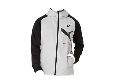 Asics Aim-Trg Hybrid Fleece Full Zip Hoodie "Performance Black/Concrete"