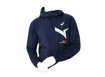 Asics Aim-Trg Hybrid Fleece Full Zip Hoodie "Midnight"