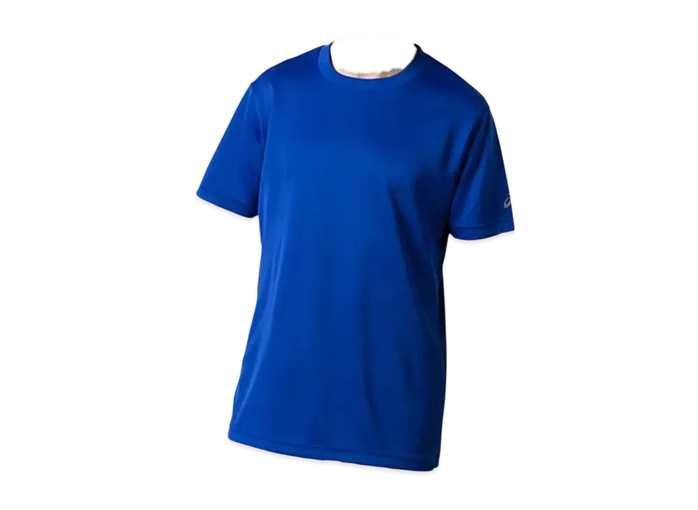 アシックス ショートスリーブトップ "ブルー"