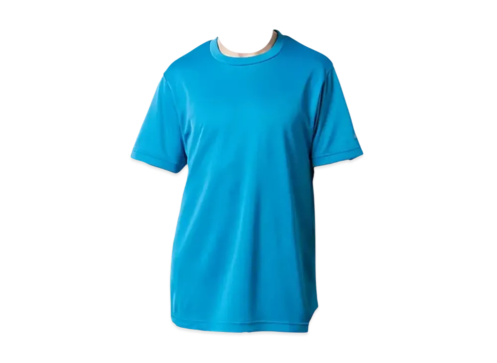 アシックス ショートスリーブトップ "ターコイズブルー"